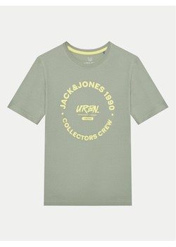 Jack&Jones Junior T-Shirt 12270001 Zielony Regular Fit ze sklepu MODIVO w kategorii T-shirty chłopięce - zdjęcie 181115220