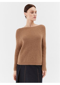 Weekend Max Mara Sweter Xeno 2353661133 Brązowy Regular Fit ze sklepu MODIVO w kategorii Swetry damskie - zdjęcie 181115281