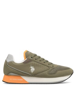 U.S. Polo Assn. Sneakersy NOBIL003G Zielony ze sklepu MODIVO w kategorii Buty sportowe męskie - zdjęcie 181115284