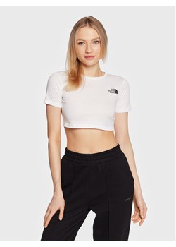 The North Face T-Shirt Simple Dome NF0A82EC Biały Regular Fit ze sklepu MODIVO w kategorii Bluzki damskie - zdjęcie 181115411