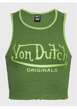Von Dutch Top Ashley 6 231 047 Zielony Slim Fit ze sklepu MODIVO w kategorii Bluzki damskie - zdjęcie 181115564