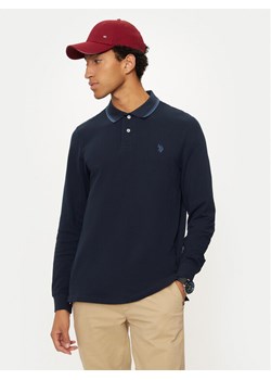 U.S. Polo Assn. Polo MUP2255 Granatowy Regular Fit ze sklepu MODIVO w kategorii T-shirty męskie - zdjęcie 181115600