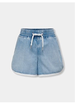 Kids ONLY Szorty jeansowe Pierce 15320325 Niebieski Jogger Fit ze sklepu MODIVO w kategorii Spodenki dziewczęce - zdjęcie 181115633