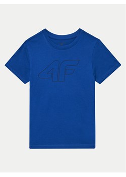4F T-Shirt 4FJWMM00TTSHM1627 Niebieski Regular Fit ze sklepu MODIVO w kategorii T-shirty chłopięce - zdjęcie 181115672