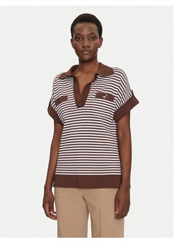 Luisa Spagnoli Sweter Caio 58672 Granatowy Regular Fit ze sklepu MODIVO w kategorii Swetry damskie - zdjęcie 181115752