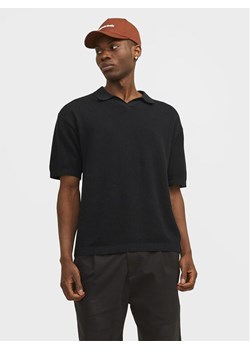 Jack&Jones Polo Linen 12252748 Czarny Regular Fit - id: 0000303483968 - marki Jack & Jones - 181115851 Jack&Jones Polo Linen 12252748 Czarny Regular Fit ze sklepu MODIVO w kategorii T-shirty męskie - zdjęcie 181115851
