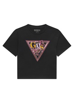 Guess T-Shirt J5GI04 K6YW4 Czarny Regular Fit ze sklepu MODIVO w kategorii Bluzki dziewczęce - zdjęcie 181115861