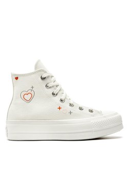 Converse Trampki Chuck Taylor All Star Lift Platform Y2K A09114C Biały ze sklepu MODIVO w kategorii Trampki damskie - zdjęcie 181115902
