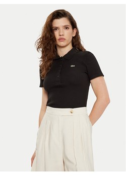 Lacoste Polo DF5377 Czarny Slim Fit ze sklepu MODIVO w kategorii Bluzki damskie - zdjęcie 181116022