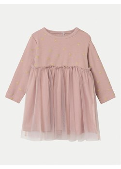 NAME IT Sukienka codzienna 13221368 Różowy Regular Fit ze sklepu MODIVO w kategorii Sukienki niemowlęce - zdjęcie 181116151