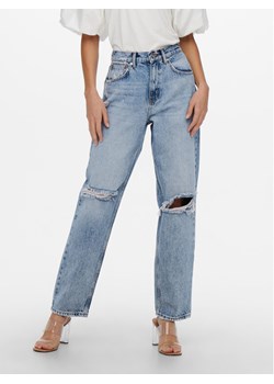 ONLY Jeansy Robyn 15250328 Niebieski Straight Fit ze sklepu MODIVO w kategorii Jeansy damskie - zdjęcie 181116232
