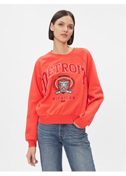 ONLY Bluza 15307949 Czerwony Regular Fit ze sklepu MODIVO w kategorii Bluzy damskie - zdjęcie 181116282