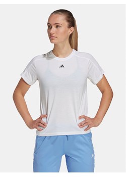 adidas Koszulka techniczna Train Essentials HR7796 Biały Regular Fit ze sklepu MODIVO w kategorii Bluzki damskie - zdjęcie 181116294