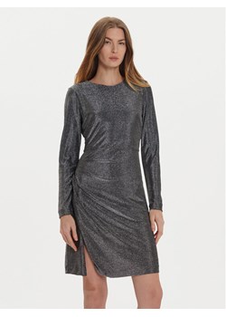 DKNY Sukienka koktajlowa DD4GAA85 Srebrny Regular Fit ze sklepu MODIVO w kategorii Sukienki - zdjęcie 181116350