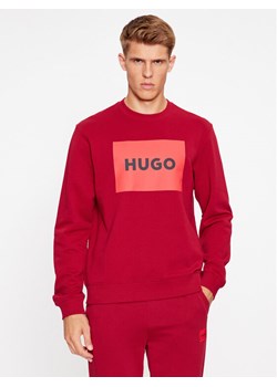 Hugo Bluza Duragol222 50467944 Czerwony Regular Fit ze sklepu MODIVO w kategorii Bluzy męskie - zdjęcie 181116491