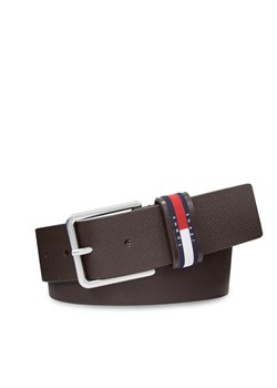 Tommy Jeans Pasek Męski Tjm Elevated Leather 4.0 AM0AM11675 Brązowy ze sklepu MODIVO w kategorii Paski męskie - zdjęcie 181116534