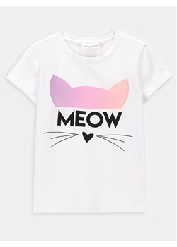 Coccodrillo T-Shirt WC4143204VGA Biały Regular Fit ze sklepu MODIVO w kategorii Bluzki dziewczęce - zdjęcie 181116580