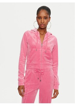 Juicy Couture Bluza Madison JCWA122001 Różowy Slim Fit ze sklepu MODIVO w kategorii Bluzy damskie - zdjęcie 181116664