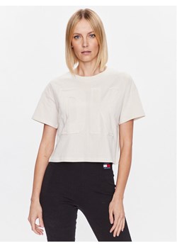 DKNY Sport T-Shirt DP3T9218 Beżowy Classic Fit ze sklepu MODIVO w kategorii Bluzki damskie - zdjęcie 181116843