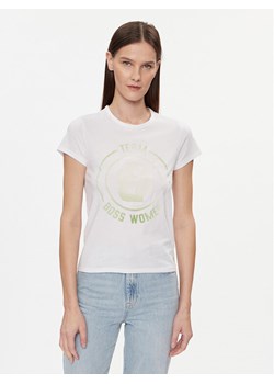 Boss T-Shirt 50514738 Biały Regular Fit ze sklepu MODIVO w kategorii Bluzki damskie - zdjęcie 181116892