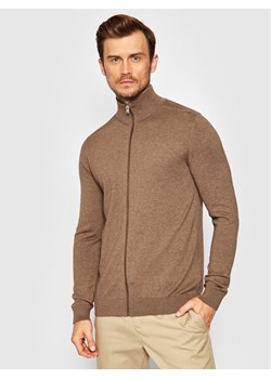 Selected Homme Kardigan Berg 16074688 Brązowy Regular Fit - id: 0000209465723 - marki Selected Homme - 181116893 Selected Homme Kardigan Berg 16074688 Brązowy Regular Fit ze sklepu MODIVO w kategorii Swetry męskie - zdjęcie 181116893