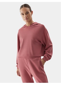 4F Bluza 4FAW23TSWSF702 Czerwony Regular Fit ze sklepu MODIVO w kategorii Bluzy damskie - zdjęcie 181117100