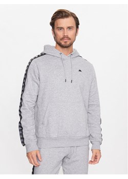 Kappa Bluza 312009 Szary Regular Fit ze sklepu MODIVO w kategorii Bluzy męskie - zdjęcie 181117110