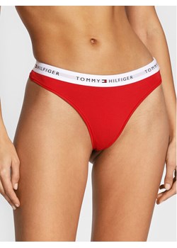 Tommy Hilfiger Stringi UW0UW03835 Czerwony ze sklepu MODIVO w kategorii Majtki damskie - zdjęcie 181117352