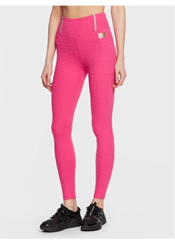 EA7 Emporio Armani Legginsy 3RTP51 TJKEZ 1417 Różowy Slim Fit ze sklepu MODIVO w kategorii Spodnie damskie - zdjęcie 181117441