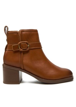 Clarks Botki Chamberly Trim 26178834 Brązowy ze sklepu MODIVO w kategorii Botki - zdjęcie 181117453