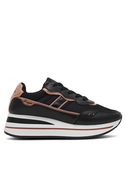 Kappa Sneakersy Logo Reely 351H2TW - A3L Czarny ze sklepu MODIVO w kategorii Buty sportowe damskie - zdjęcie 181117491