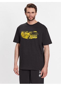 Puma T-Shirt STAPLE 539935 Czarny Regular Fit ze sklepu MODIVO w kategorii T-shirty męskie - zdjęcie 181117510