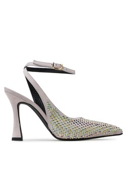 PINKO Sandały Lisette Slingback PE BLKS1 100566 A0N6 Szary ze sklepu MODIVO w kategorii Czółenka - zdjęcie 181117873