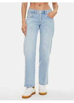 Tommy Jeans Jeansy Sophie DW0DW19262 Niebieski Straight Fit ze sklepu MODIVO w kategorii Jeansy damskie - zdjęcie 181118153