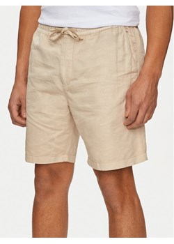 Pepe Jeans Szorty materiałowe Relaxed Linen Smart Shorts PM801093 Beżowy Regular Fit ze sklepu MODIVO w kategorii Spodenki męskie - zdjęcie 181118170
