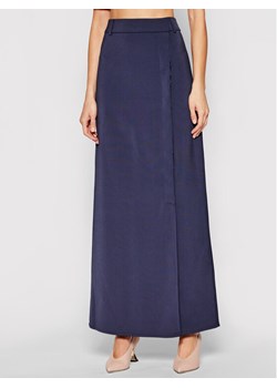 Victoria Victoria Beckham Spódnica maxi Stretch Faille 2221WSK002594A Granatowy Regular Fit ze sklepu MODIVO w kategorii Spódnice - zdjęcie 181118181