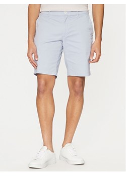 Calvin Klein Szorty materiałowe Modern Twill K10K114063 Niebieski Slim Fit ze sklepu MODIVO w kategorii Spodenki męskie - zdjęcie 181118323