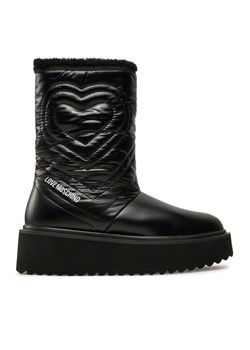 LOVE MOSCHINO Śniegowce JA24286L0LIN600A Czarny ze sklepu MODIVO w kategorii Śniegowce damskie - zdjęcie 181118472