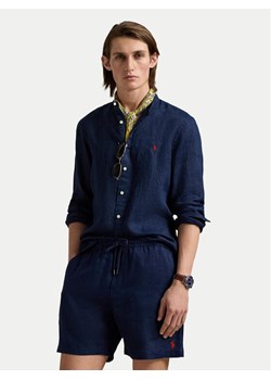 Polo Ralph Lauren Koszula 710968925002 Granatowy Slim Fit ze sklepu MODIVO w kategorii Koszule męskie - zdjęcie 181118501