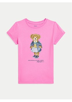Polo Ralph Lauren T-Shirt 312965154001 Różowy Regular Fit ze sklepu MODIVO w kategorii Bluzki dziewczęce - zdjęcie 181118511