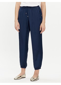 Liu Jo Spodnie materiałowe TA4253 T3810 Granatowy Relaxed Fit ze sklepu MODIVO w kategorii Spodnie damskie - zdjęcie 181118531