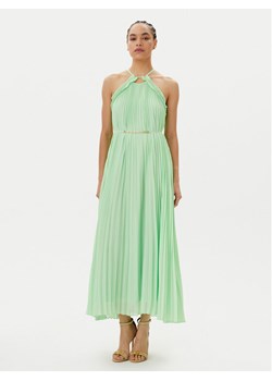 TWINSET Sukienka koktajlowa 251TP2332 Zielony Regular Fit ze sklepu MODIVO w kategorii Sukienki - zdjęcie 181118764