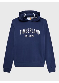 Timberland Bluza T25U07 S Granatowy Regular Fit ze sklepu MODIVO w kategorii Bluzy chłopięce - zdjęcie 181118800