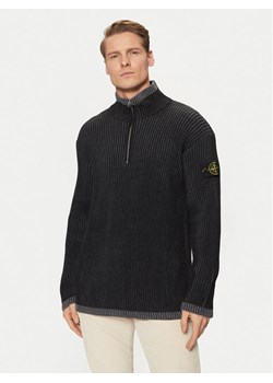 Stone Island Sweter 8115516C1 Szary Regular Fit ze sklepu MODIVO w kategorii Swetry męskie - zdjęcie 181118821