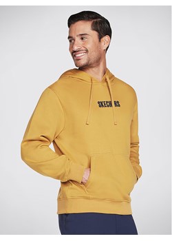 Skechers Bluza Sweats Incognito Hoodie HD6 Złoty Regular Fit ze sklepu MODIVO w kategorii Bluzy męskie - zdjęcie 181118870