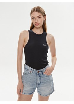 Lee Top 112341592 Czarny Slim Fit ze sklepu MODIVO w kategorii Bluzki damskie - zdjęcie 181118900