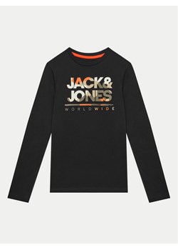 Jack&Jones Junior Bluzka Luke 12259498 Czarny Standard Fit ze sklepu MODIVO w kategorii T-shirty chłopięce - zdjęcie 181118930