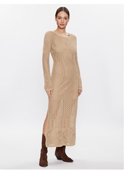 Herskind Sukienka codzienna Kennedy 4740921 Beżowy Slim Fit ze sklepu MODIVO w kategorii Sukienki - zdjęcie 181118993