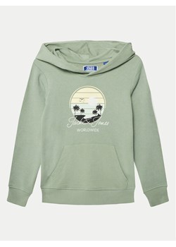 Jack&Jones Junior Bluza Palm 12269868 Zielony Regular Fit ze sklepu MODIVO w kategorii Bluzy chłopięce - zdjęcie 181118994