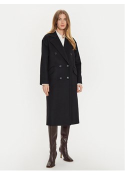 TWINSET Płaszcz wełniany 242TT2203 Czarny Loose Fit - id: 0000304450846 - marki Twinset - 181119003 TWINSET Płaszcz wełniany 242TT2203 Czarny Loose Fit ze sklepu MODIVO w kategorii Płaszcze damskie - zdjęcie 181119003